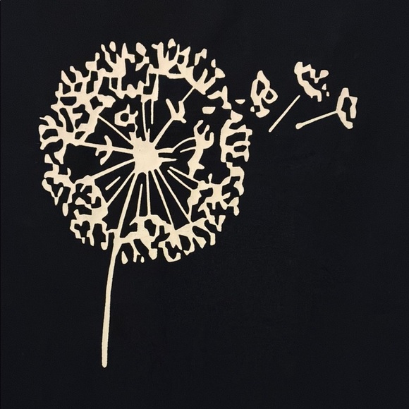 NWT Navy Blue Dandelion Print Women's Top small - Picture 5 of 6